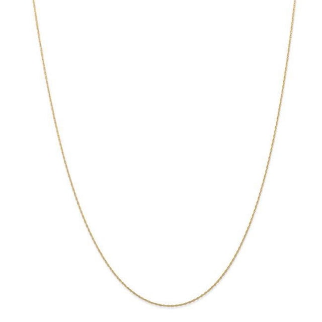 Finest Gold 0.5 mm x 20 in. 14K Yellow Gold Cable Rope Chain