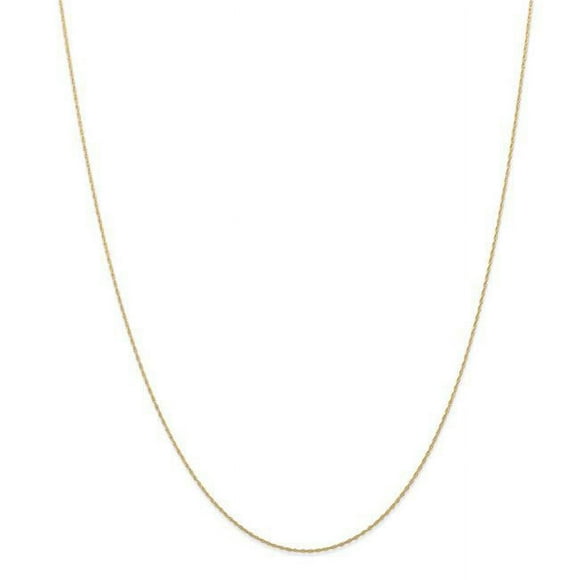 Finest Gold 0.5 mm x 20 in. 14K Yellow Gold Cable Rope Chain