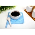 thumbnail image 2 of Pot Holders Cotton Made Heat Resistant Potholder Machine Washable Size 9" x 9" - Light Blue Color - { Pack Of 10 }, 2 of 4