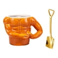 thumbnail image 2 of Tazas divertidas del músculo con asa Tazas de café grandes Taza de esmaltadas para regalo de cumpleaños Amante de los , Taza y Cuchara Cuadrada Taza y Cuchara Plana perfecl Taza de café, 2 of 8