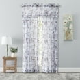 thumbnail image 2 of Ricardo Whimsical Semi-Sheer Floral Rod Pocket Curtain Panel, 2 of 2