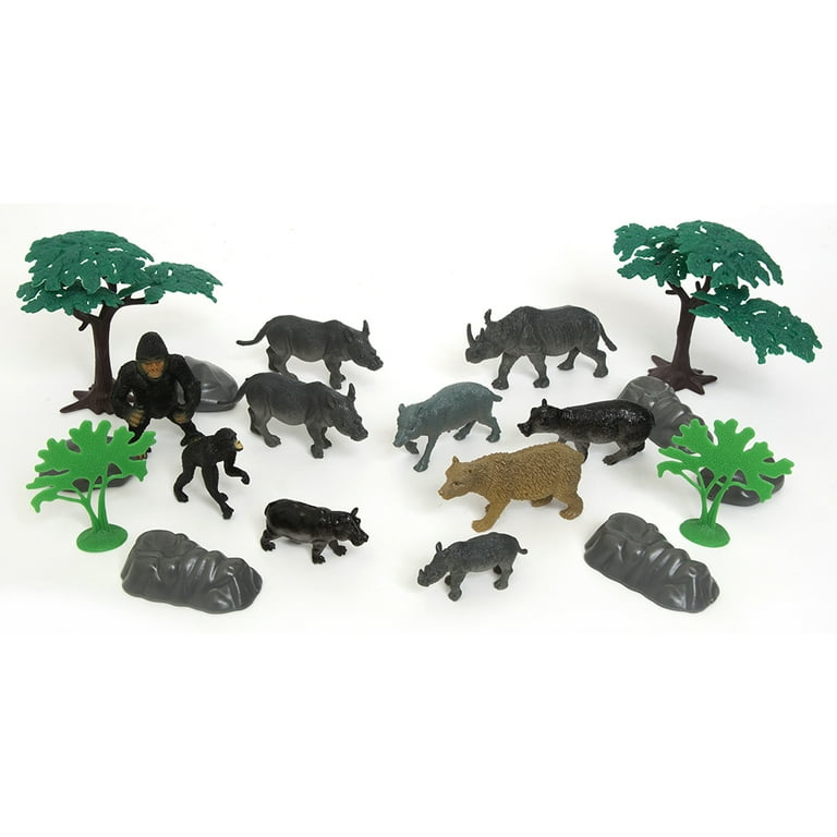 Zoo Troop Big Bucket of Safari Life, 40-Piece Set photo 5