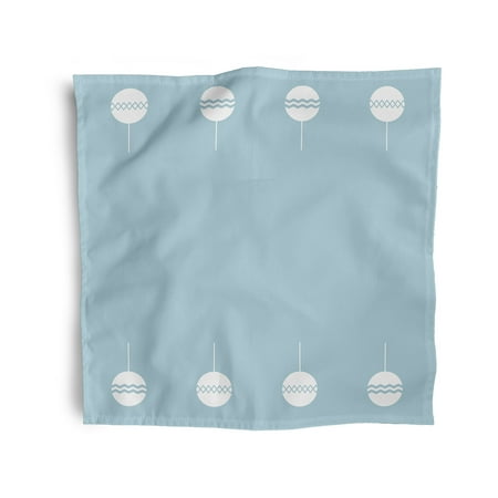 

Simply Daisy 18 x 18 Light Blue Geo-Bulbs Napkins Set of 4