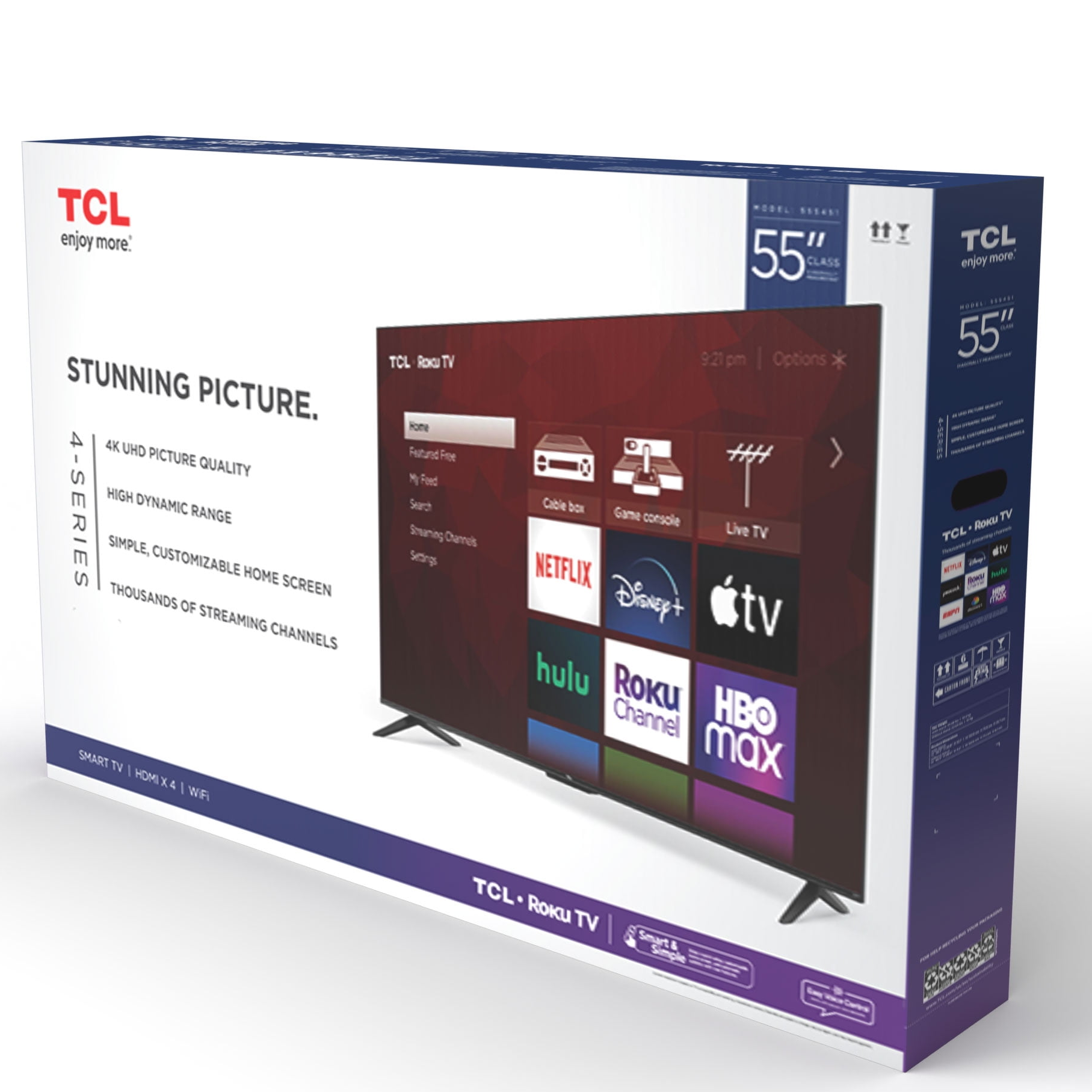 TCL 55" Class 4-Series 4K UHD HDR Smart Roku TV - 55S451 - image 21 of 21
