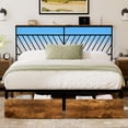 thumbnail image 1 of Fabato Base De Cama King Size 2 Cajones Luz Led Puerto USB y C, 1 of 6