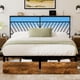 thumbnail image 1 of Fabato Base De Cama King Size 2 Cajones Luz Led Puerto USB y C, 1 of 6