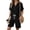 Black women's 2 piece shorts set a1, variant on Women's 2 Piece Shorts Set V Neck Short Sleeve Shirt Drawstring Waist Casual Matching Lounge Outfits Summer Travel Airport Clothes Loungewear Tracksuits, Black M