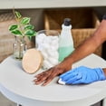thumbnail image 3 of CareStock Blue Nitrile Exam Gloves - Ultra-Strong with Slip-Resistant Textured Grip - Disposable Powder-Free Medical Gloves for Cooking & Healthcare, Large, 200 Count, 1 Box, 3 of 10
