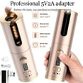 thumbnail image 6 of Duomishu Cordless Hair Curler USB Rechargeable Automatic Curling Iron Portable Wireless Curling Wand, 6 of 10