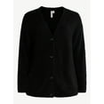 thumbnail image 5 of Joyspun Women's Fuzzy Front Pocket Cardigan, Sizes XS-3X, 5 of 5