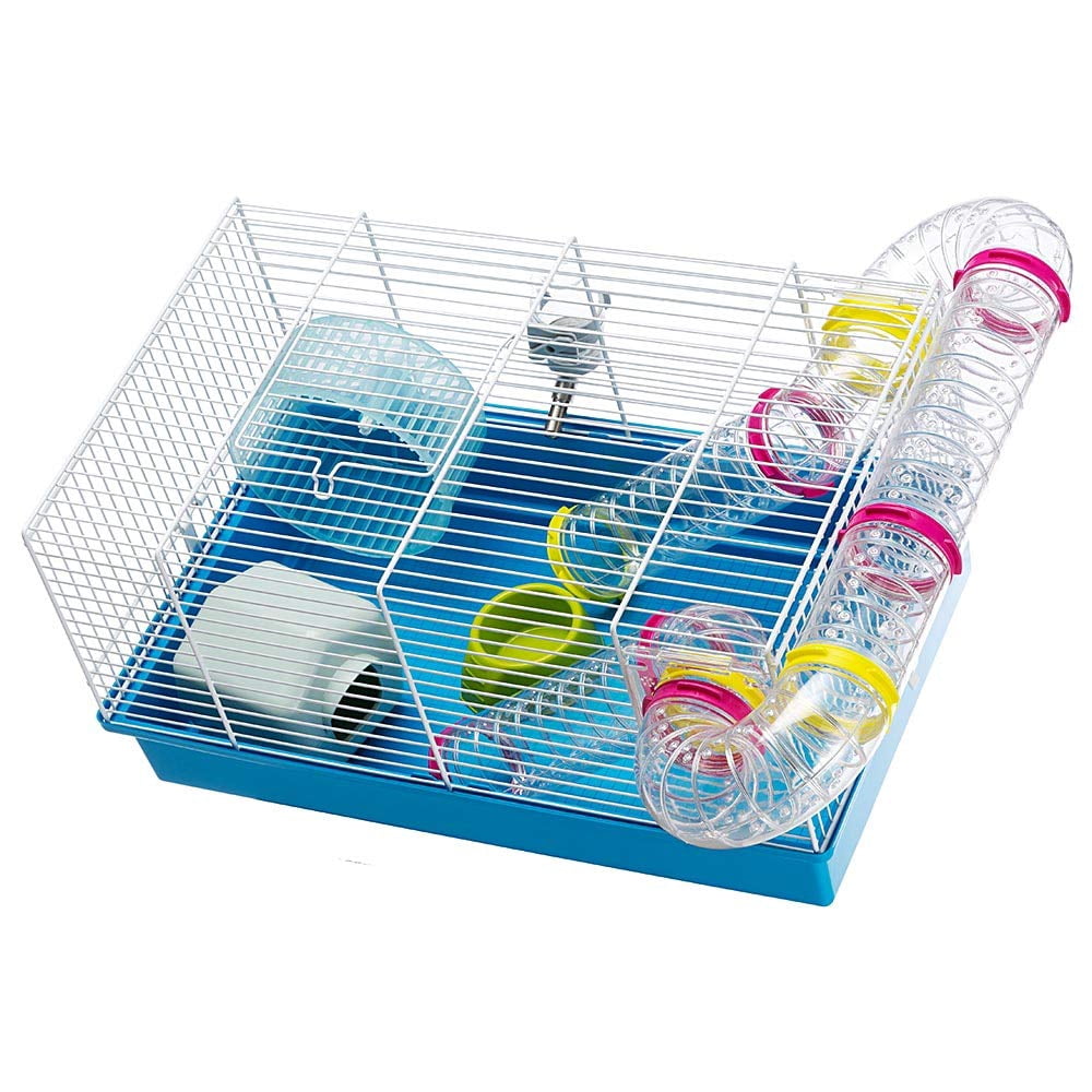 Paula Small Hamster Cage | Fun & Interactive Measures 18.11l X 11.61w 9.6h Includes All Accessories