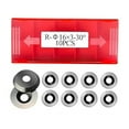 thumbnail image 4 of Minxio 10pcs 16mm Round Carbide Replacement Insert for Full Finisher Wood Turning, 4 of 9