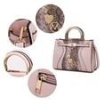thumbnail image 7 of MKF Collection Cassia Women’s Satchel Bag Vegan Leather Snake Crossbody Bag Handbag Purse by Mia K- Pink, 7 of 7