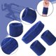 thumbnail image 3 of juegos de bandas para el sudor, bandas para el sudor para la muñeca, diademas de entrenamiento, banda para el sudor elástica absorbente para la cabeza, muñequera para hombres y mujeres, Fitness,, 3 of 5