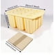 thumbnail image 1 of Molde for paletas de silicona de 12 cavidades con 50 palitos de helado, fabricante de paletas DIY de fácil liberación for paletas de frutas caseras, 1 of 4