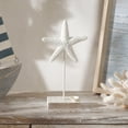 thumbnail image 7 of Starfish Tabletop Ornament Nautical Beach Style Decor With Base Style B for Table Shelf Cabinet and Coastal Room Decor, 7 of 7