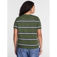 thumbnail image 3 of Terra & Sky Women's Plus Sweater Top with Short Sleeves, Lightweight, Sizes 0X-5X, 3 of 5