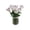 M, variant on Handmade Glass Flower Bouquet Tabletop Decor for Desk Shelf, Crystal Art Glass Floral Arrangement, Handcrafted Artistic Centerpiece for Living Room Home Office