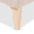 thumbnail image 5 of Bowery Hill Modern Upholstery Fabric Queen Platform Bed in Beige, 5 of 6