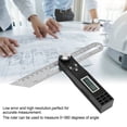 thumbnail image 1 of Digital Display Protractor Angle Ruler Stainless Steel Goniometer, High Resolution, Low Error, 360 Degree Measurement Tool, Including Mm and Inch Scale, 1 of 7