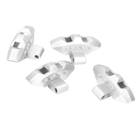 MAYUJIAA 4PCS RC Replica Brake Calipers Aluminum Alloy Brake Calipers for TRAXXAS UDR 1/7 RC CarSilver HW313-79703
