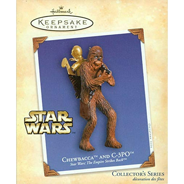 Chewbacca and C3PO Star Wars Empire Strikes Back Hallmark Ornament