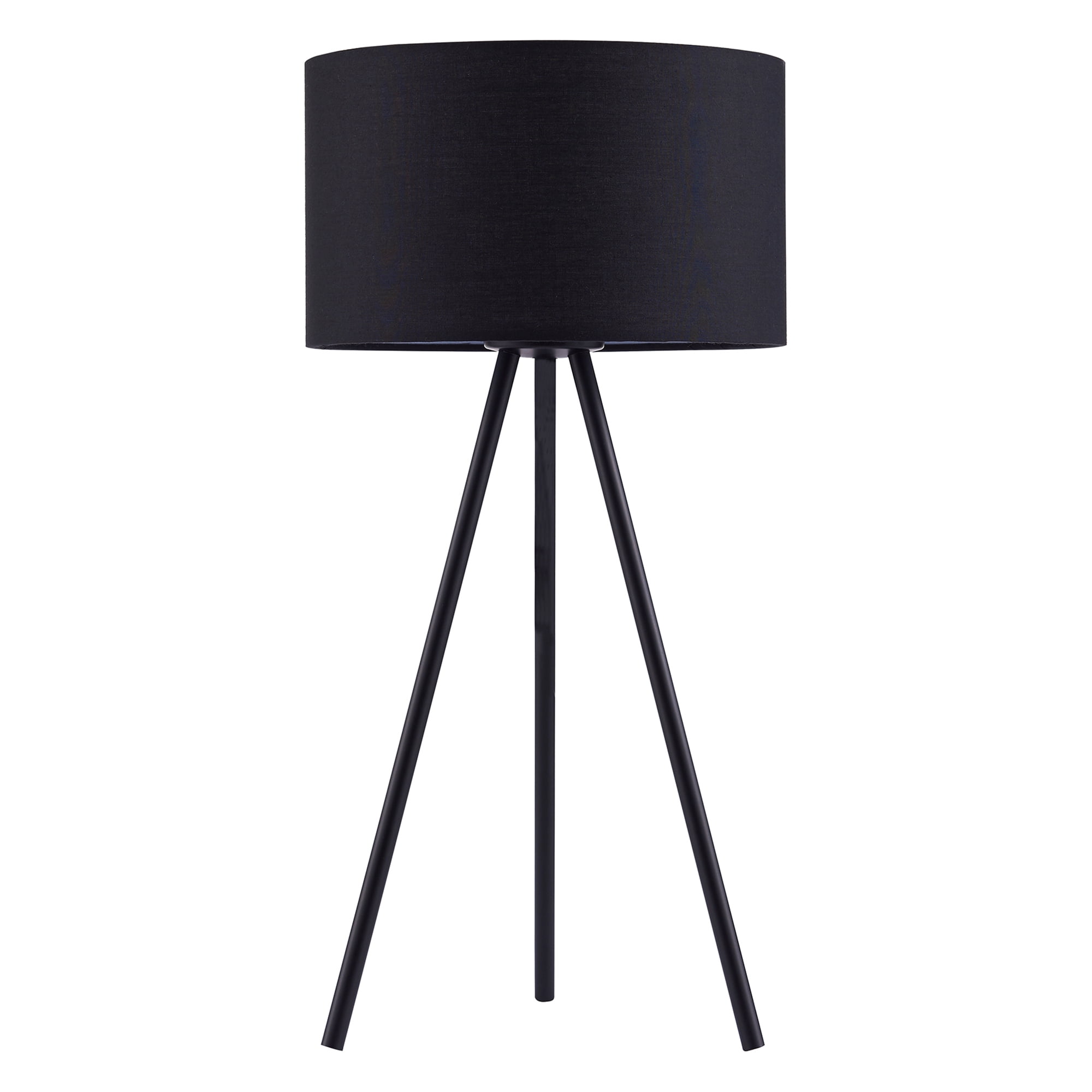 Eli Table Lamp With Black Shade, Delavan Tripod Table Lamp