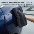 thumbnail image 4 of ROSEXIXI Microfiber Towels For Cars 3 Pcs 500g Twisted Loop Car Wash Drying Towel 30x40cm Lint-Free Absorbent Detailing Towels for Interior Exterior Vehicle Washing Polishing Drying, 4 of 6