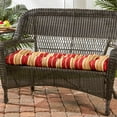 thumbnail image 2 of Greendale Home Fashions Roma Stripe 44 x 17 in. Outdoor Bench Seat Cushion, 2 of 9