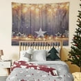 thumbnail image 6 of Fabric Christmas Backdrop, Vintage Christmas Decoration for Wall decoration, Curtain Partition, Poster Display, or Temporary Cover,51X59in, 6 of 6