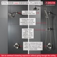 thumbnail image 6 of Delta 58810 Emerge 18" Round Shower Column - Stainless Steel, 6 of 7