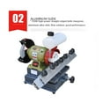 thumbnail image 3 of MR206 Woodworking Knife Sharpener Precision Linear Grinder 550W Electric Sharpener Multifunctional Horizontal Grinder, 3 of 6
