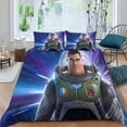 thumbnail image 2 of Buzz Lightyear Duvet Cover Set 3D Anime Characters Printed Bedding Set Girls Single 3D Duvet Cover Sets Quilt Cover Soft Microfiber Zipper with Pillowcase Double, 2 of 5