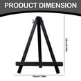 thumbnail image 4 of Wood Display Easel Tabletop Tripod Stand Handmade Artist Easel for Oil Painting Canvas Small Wooden Easel for Desk Mini Display Stand for Artwork Photo Frame and Decor, 4 of 10