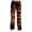 Earthy Yellow, variant on Spooky-Cute Halloween Lounge Pants for Women Soft Sleepwear Bottoms Festive Pumpkin and Ghost Graphic Print Casual Pajama Trousers