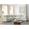 thumbnail image 2 of Comfort Pointe Casella Modular 5-Piece Sectional in Ivory Performance Fabric, 2 of 12