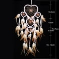 thumbnail image 5 of Kids Dream Catcher Heart Feather Bead Ornament Wall Hanging Decor, 5 of 6