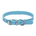 thumbnail image 2 of Conjunto de 5 piezas (negro), collar de cuero para perro M de 42*1,8 cm, collar ajustable con suave acolchado, de cuero acolchado para perros pequeños, medianos o grandes., 2 of 5