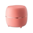 thumbnail image 1 of OUSITAID Trash Can  Storage Bucket Office Desktop Waste Bin Plastic Kitchen Garbage Organizer with Lid  Orange, 1 of 9