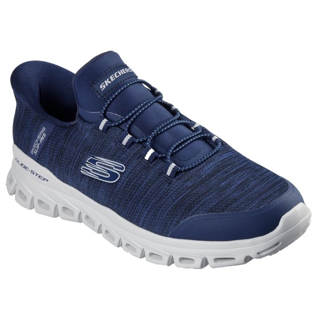 Zapatilla Skechers Glide-Step Zefyr Hands Free Navy para hombre 11.5