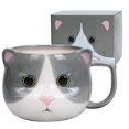 thumbnail image 1 of Taza de café ToCooto Cat Ceramic, 420 ml, taza de té de porcelana, 1 of 8