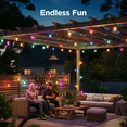 thumbnail image 2 of Govee 48ft Outdoor Clear Bulb String Lights, 2 of 8