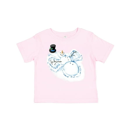 

Inktastic Snowman Angels Boys or Girls Toddler T-Shirt