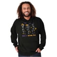 thumbnail image 4 of Halloween Have A Spooky Day Skeletons Hoodie Sweatshirt Women Men Brisco Brands L, 4 of 6