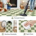 thumbnail image 5 of WIPONKEN 5'x7' Area Rugs for Living Room Modern Checkered Green Rugs for Bedroom Kitchen Non Slip Washable Geometric Contemporary Carpets for Home Office Dining Room Throw Rugs, 5 of 7