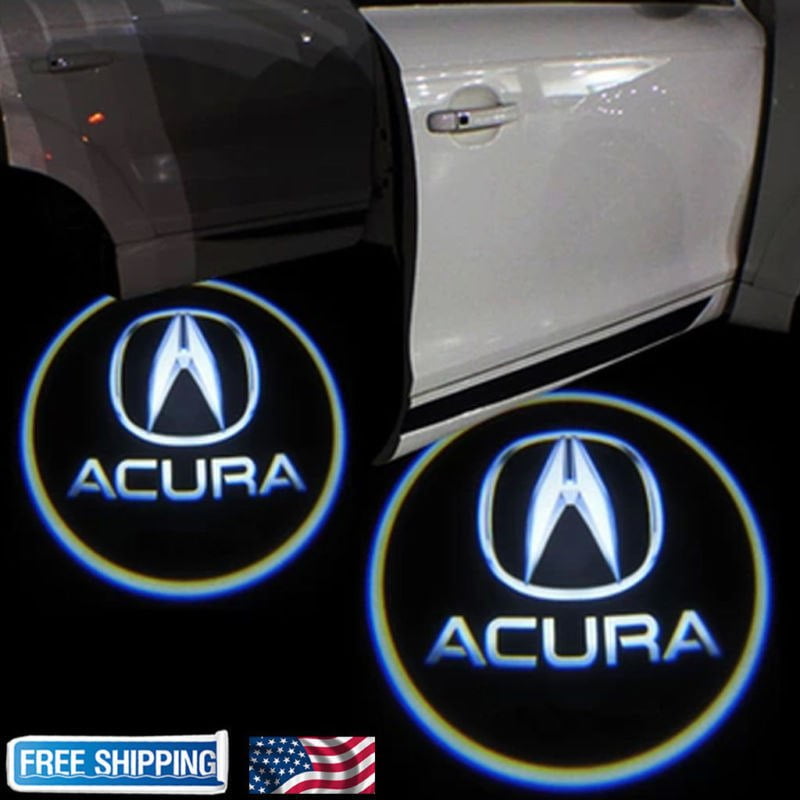 New 2x A-spec Logo Led Light Car Door Laser Courtesy Projector Lamp HD For Acura