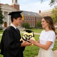 thumbnail image 5 of Cute Graduation Egg Plush Toy, Soft Stuffed Animal with Doctoral Cap & Glasses, Graduation Gift for High School & College Grads, Graduation Season Plush Keepsake for Students, 5 of 5