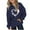 #0089-Navy, variant on Favoffer Winter Unisex Big Kids Oversized Fleece-Pocket Hooded Sweatshirt Casual/Travel 4-14Y