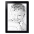 thumbnail image 2 of ArtToFrames 17" x 24" Satin Black Step Lip Picture Frame, 17x24 inch Black Wood Poster Frame (WOM-1452), 2 of 7