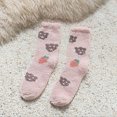 thumbnail image 3 of Dyfzdhu Fashion Winter Keep Warm Women Printed Ladies Breathability Thick Socks, 3 of 5